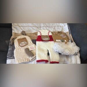 So Dorable hand knits sets: 3 outfits